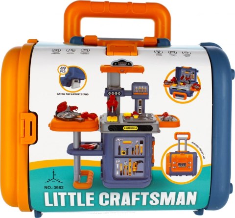 WORKSHOP WITH TOOLS 3IN1 IN A CASE ON WHEELS MEGA CREATIVE 502275