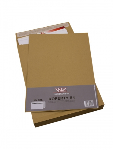 ENVELOPE B4 SELF-ADHESIVE EXTENDED SIDE 40 MM BROWN WZ WZ EUROCOPERT