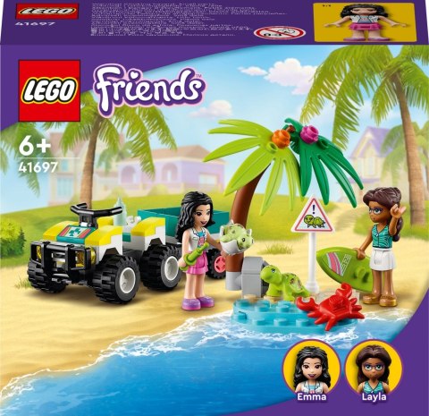 KLOCKI KONSTRUKCYJNE LEGO FRIENDS POJAZD DO RATOWANIA ŻÓŁWI LEGO 41697 LEGO