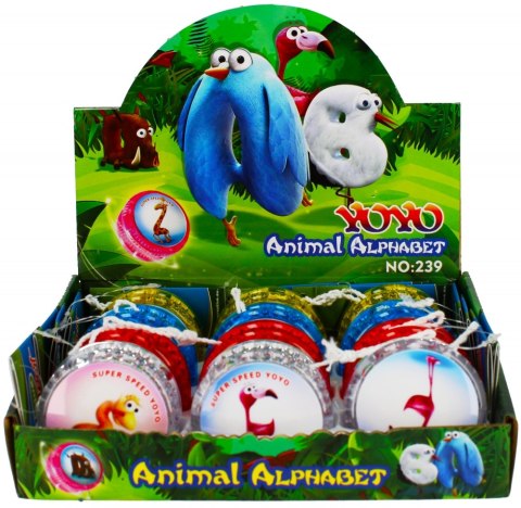 JO-JO 6 CM GLOWING ANIMALS MEGA CREATIVE 482578