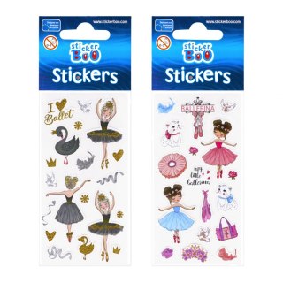 STICKERS 6X18CM BALLET STICKER BOO 489558