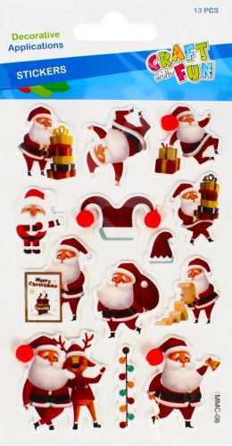 STICKERS CHRISTMAS MIX CRAFT WITH FUN 481027