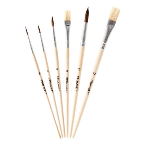 NATURAL BRUSHES 6 PCS. PRIMA ART 323148