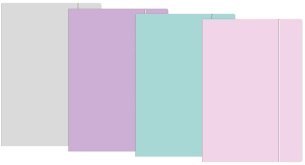 PAPER FOLDER A4 PASTEL INTERPRINT 278289