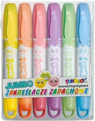 HIGHLIGHTERS JUMBO 6 COLORS FUN&JOY FJ553-12