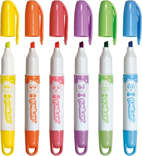 HIGHLIGHTERS JUMBO 6 COLORS FUN&JOY FJ553-12