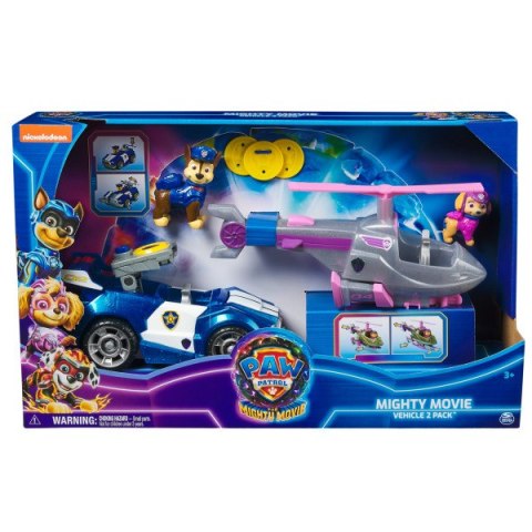 PAW PATROL FILM2 POJAZDY 2-PAK MIX 6068153 WB4 SPIN MASTER