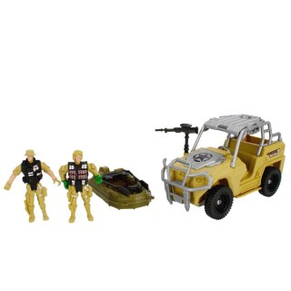 MILITARY CAR WITH ACCESSORIES MEGA CREATIVE 481700