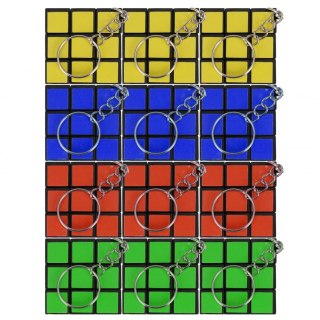 KEYRING RUBIK'S CUBES 3CM FOL A 12 NT5201 BEM