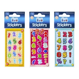 STICKERS SILVER 6X18 CM NUMBERS 2 STICKER BOO 382530