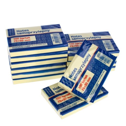 SELF-ADHESIVE NOTEBOOK 75X50 MM STARPAK 130659