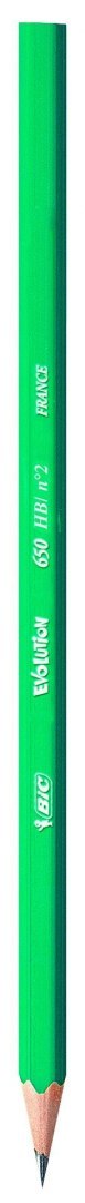 BIC ECOLUTIONS EVOLUTION HB 650 PENCIL WITHOUT ERASER BOX OF 12