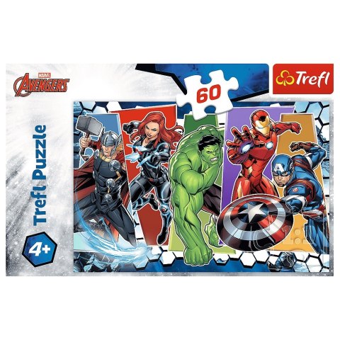 PUZZLE 60 PIECES INVINCIBLE AVENGERS TREFL 17357