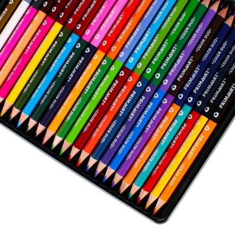 PENCILS 2 SIDED 48 COLORS TRIANGULAR PRIMA ART 490926