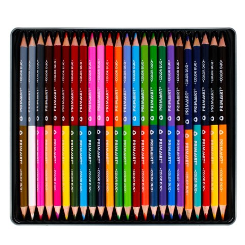 PENCILS 2 SIDED 48 COLORS TRIANGULAR PRIMA ART 490926