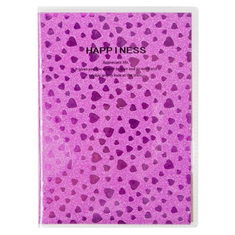 NOTEBOOK A7 80 SHEETS GLITTER STARPAK 438288