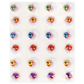 DECORATION SELF-ADHESIVE EYES 15MM PACK.24 PCS. CRAFT WITH FUN 481023