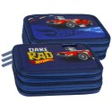 PENCIL CASE WITH EQUIPMENT 3 ZIPPERS HOT WHEELS STARPAK 486071