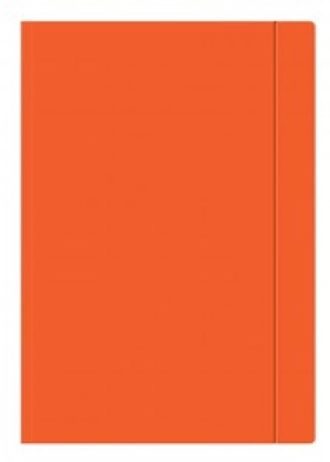 PAPER FILE WITH ERASER A4 ORANGE INTERPRINT 213150