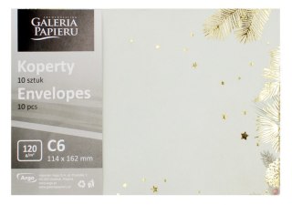 KOPERTA C6 NIE KLEJONA ŚWIĘTA ZŁOTA GALERIA PAPIERU OP.10 SZT. ARGO 280294 GAL ARGO