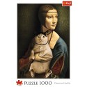 PUZZLE 1000 PIECES LADY WITH CAT TREFL 10663