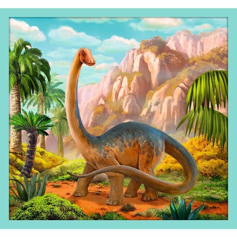 PUZZLE 10IN1 IN THE WORLD OF DINOSAURS TREFL 90390 TR