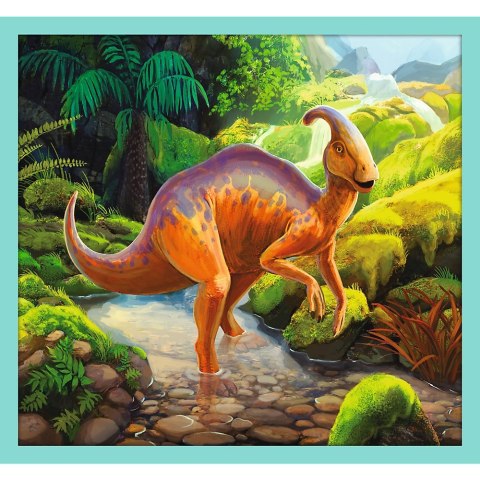 PUZZLE 10IN1 IN THE WORLD OF DINOSAURS TREFL 90390 TR