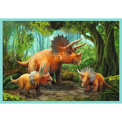 PUZZLE 10IN1 IN THE WORLD OF DINOSAURS TREFL 90390 TR