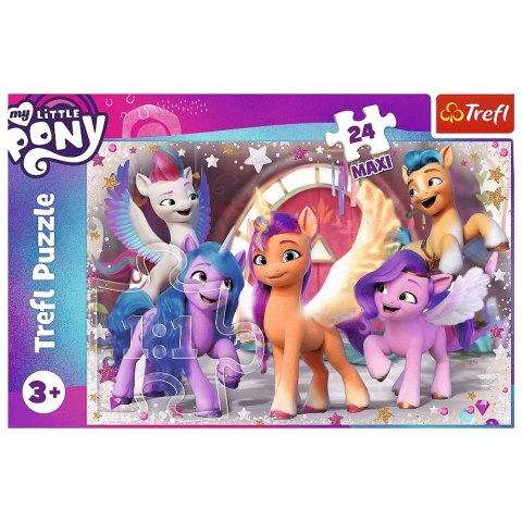 PUZZLE 24 ELEMENTS MAXI THE JOY OF THE PONY TREFL 14338 T