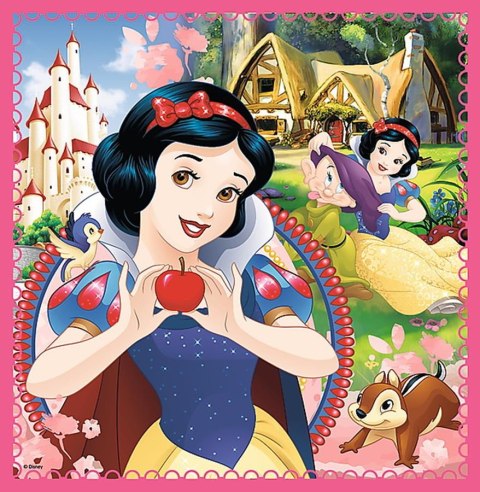 PUZZLE 3IN1 ENCHANTED WORLD OF PRINCESS TREFL 34833