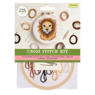 CREATIVE CROSS STITCH LION KIT DALPRINT DSM-106173