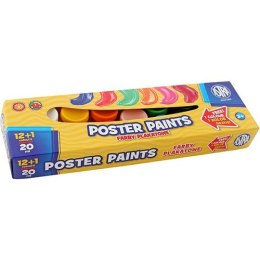 POSTER PAINTS 13 COLORS 20 ML ASTRA 301115005