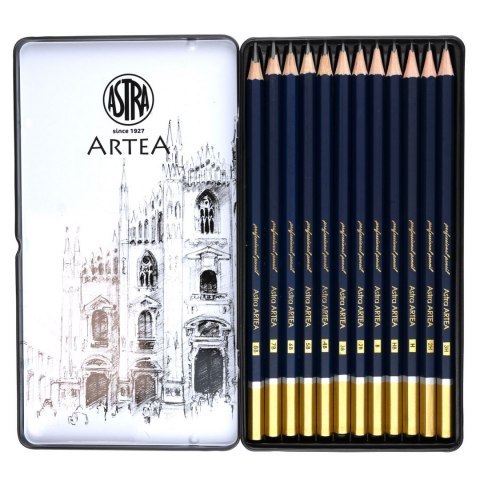 SKETCHING PENCIL PACK OF 12 ASTRA 206120013