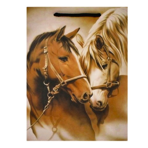 DECORATIVE BAG 15X24 CM HORSES PACK 12 PCS. W&K JYWK500S