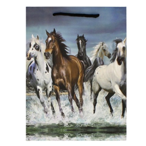 DECORATIVE BAG 15X24 CM HORSES PACK 12 PCS. W&K JYWK500S