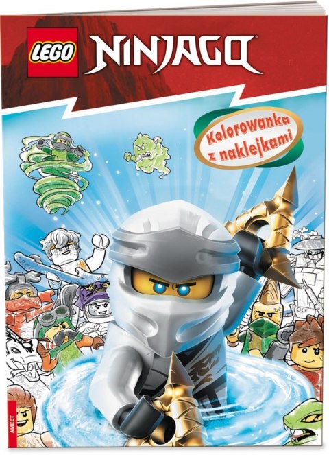 KOLOROWANKA A4 LEGO NINJAGO NAKLEJ AM AMEET