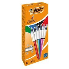 DŁUGOPIS AUTOMATYCZNY 4KOL. BC SHINE COLOURS PUD OP12SZT BIC 964775 BIC