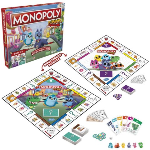 GRA HASBRO MONOPOLY JUNIOR 2 F8562 PUD6 HASBRO