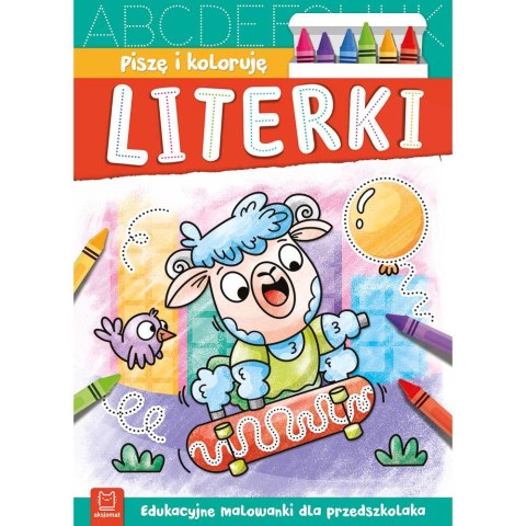 KSIAZECZKA EDUK 205X285 PISZE I KOLORUJE LITERKI AKSJOMAT