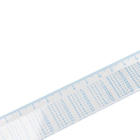 PLASTIC RULER 15CM WITH MULTIPLICATION TABLE STARPAK 163096 STARPAK