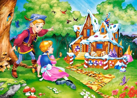 PUZZLE 60 ELEMENTÓW HANSEL & GRETEL CASTORLAND B-066216 CASTOR