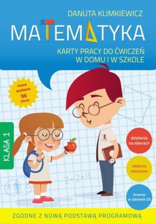 KSIĄŻECZKA EDU. A4 MATEMATYKA KL 1. KARTY PRACY SKRZAT 153237 SKRZAT