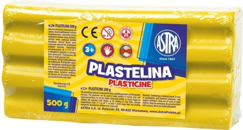 PLASTELINA 0.5 KG ŻÓŁTA ASTRA 303117003 ASTRA