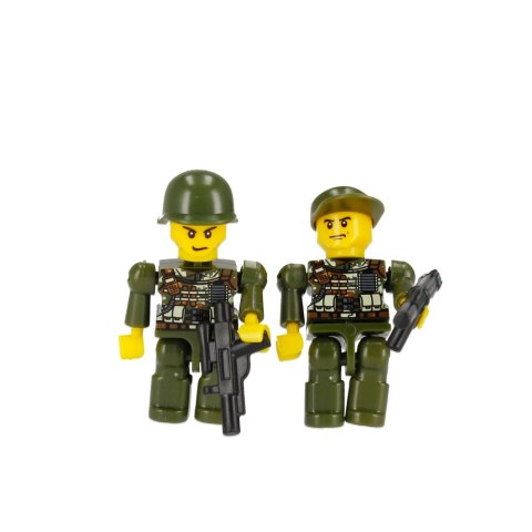 KLOCKI KONSTRUKCYJNE 188 ELEMENTÓW MILITARY ALLEBLOX 492830 ALLEBLOX