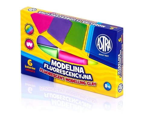 MODELINA FLUORESCENCYJNA 6 KOLORÓW ASTRA 83911902 ASTRA