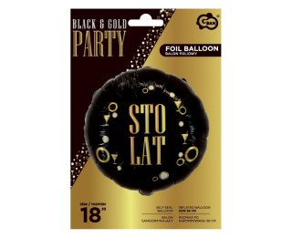 BALON FOLIOWY STO LAT B&G PARTY , 18 CALI GODAN