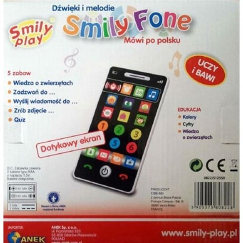 ZABAWKA EDUKACYJNA TELEFON SMILY PLAY 0822 AN01 ANEK