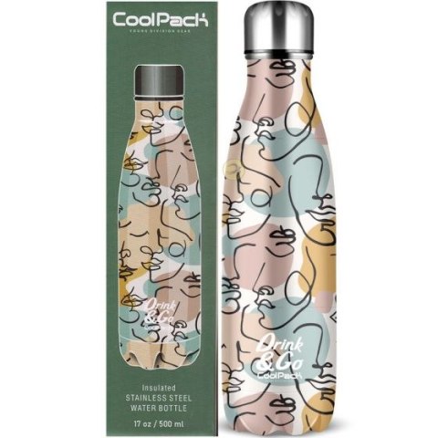 BIDON METALOWY TERMICZNY 500 ML BOTTLE ART DECO COOLPACK PATIO SZ-83574 PATIO