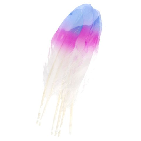 DECORATIVE FEATHER RAINBOW 17-22 CM CRAFT WITH FUN 463653