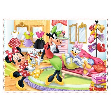 PUZZLE 4IN1 MINNIE WITH FRIENDS TREFL 34355